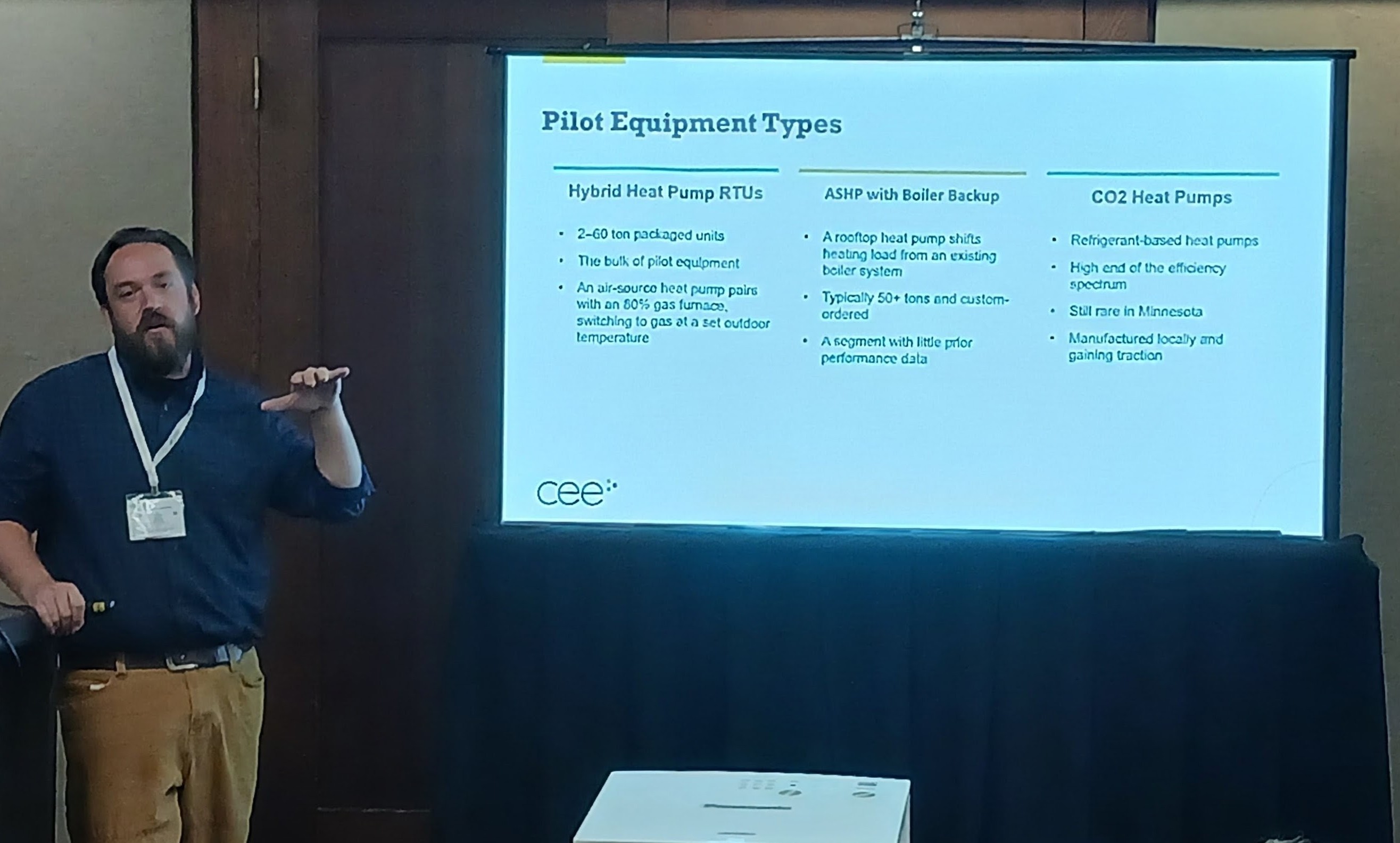 Andy Baeten presenting
