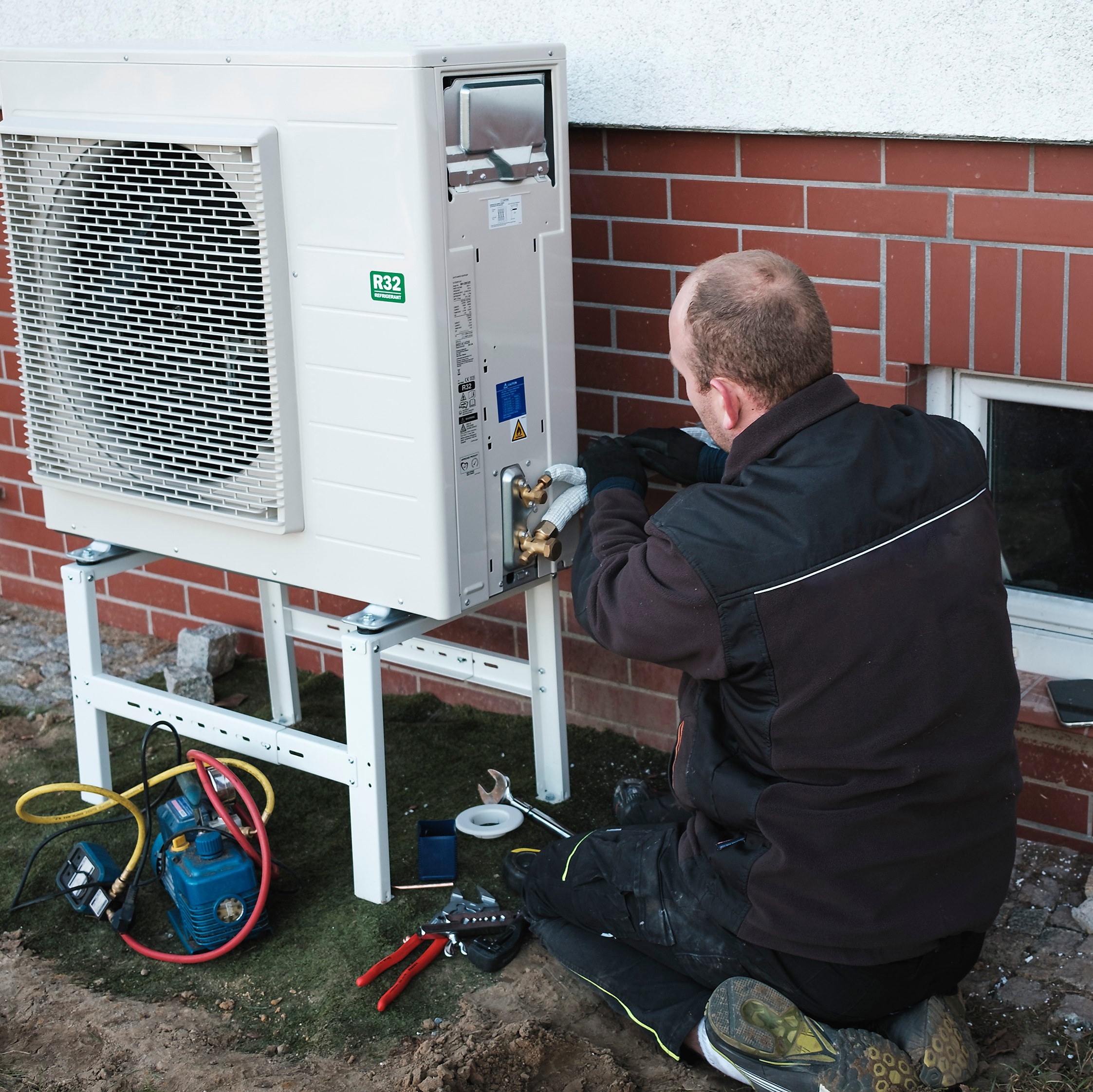 heat pump installation