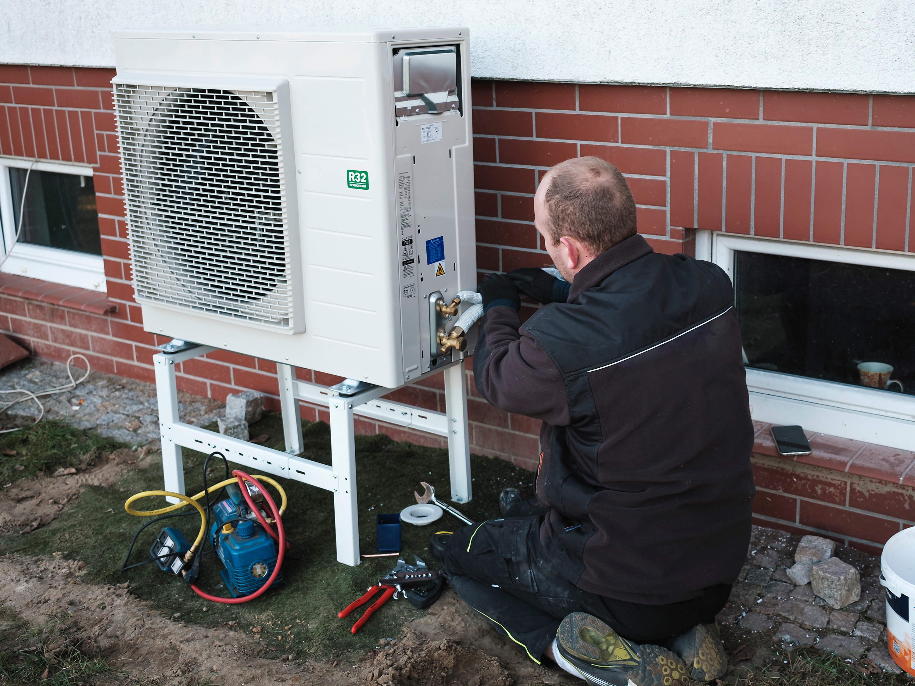 heat pump installation