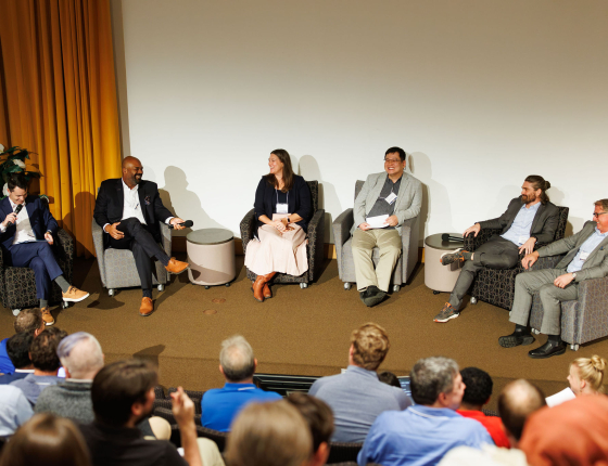 panel of presenters at the ETA Forum