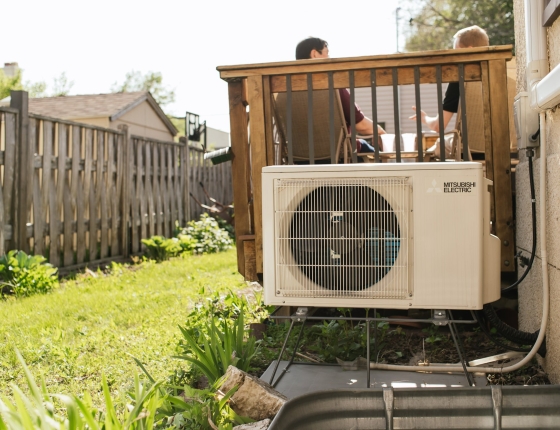 heat pump and condenser