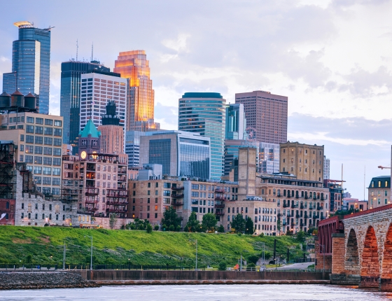 skyline of downtown Minneapolis