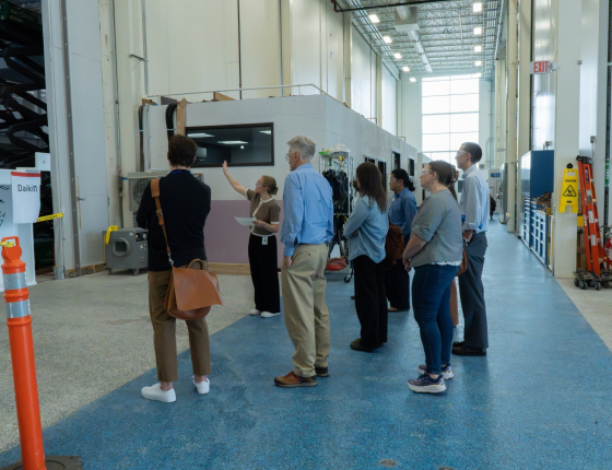 group at Daikin Applied facilities tour