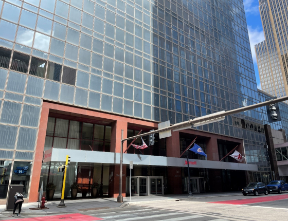 Marriott City Center front entrance