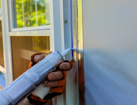 air sealing around window
