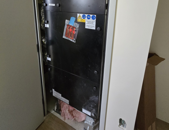 vertical packaged heat pump
