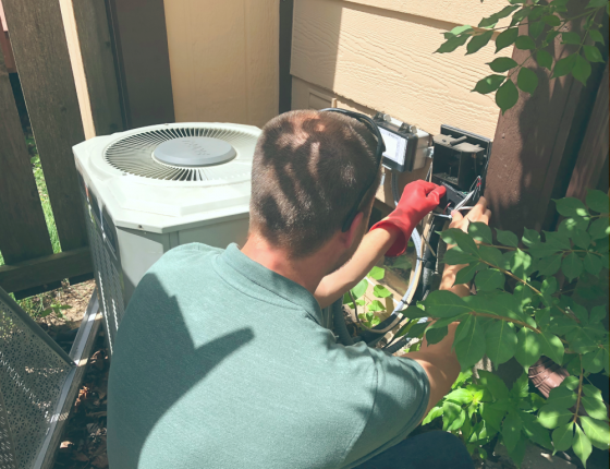 heat pump for AC