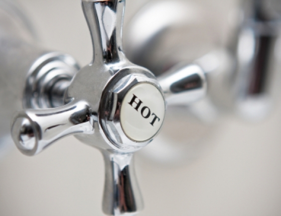 hot water faucet