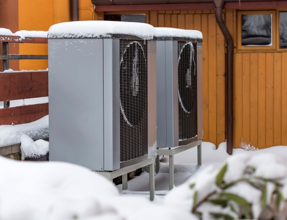 heat pumps in winter