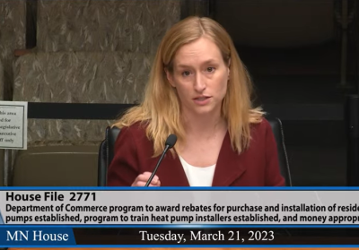 Audrey Partridge testimony to MN Legislature