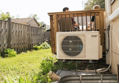 heat pump and condenser