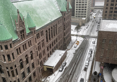 Hennepin County in the winter