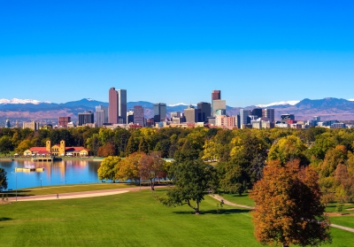 Denver city skyline