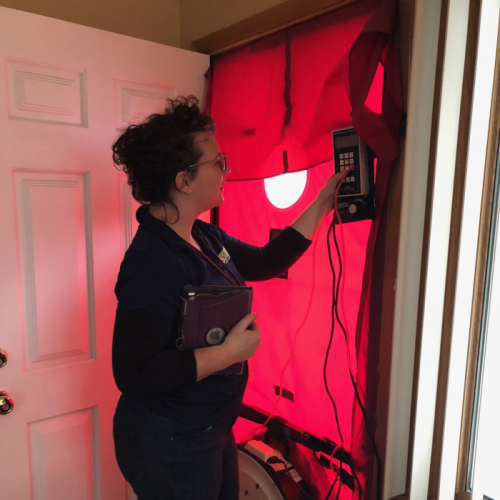 HES blower door test