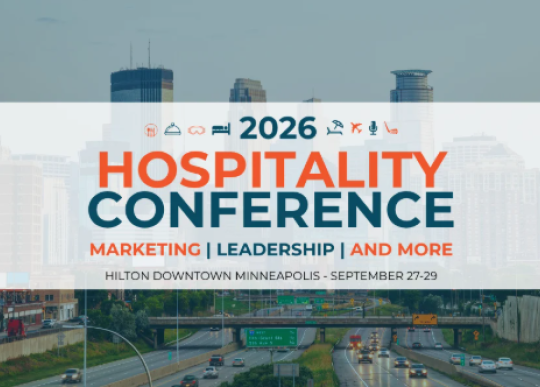 hospitality conference advertisement 