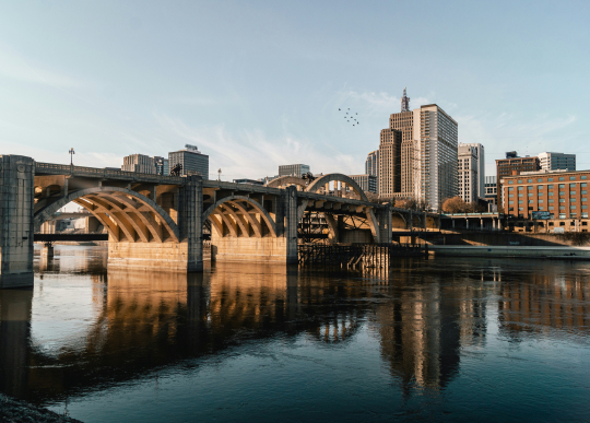 downtown saint paul bridge