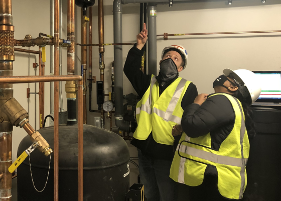 CEE staff on the job