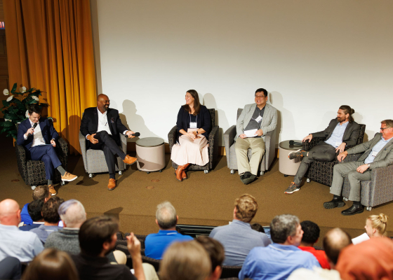 panel of presenters at the ETA Forum