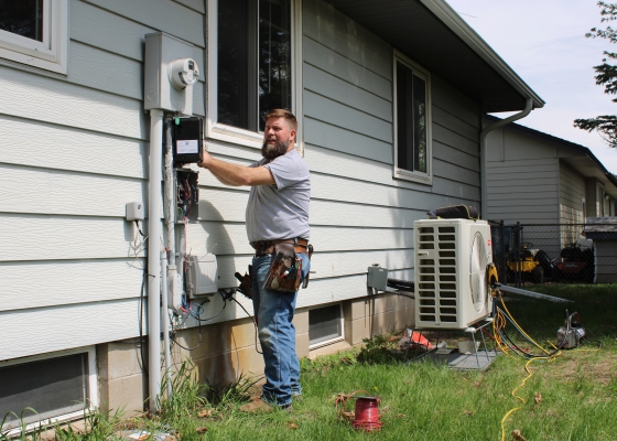Habitat for Humanity installation