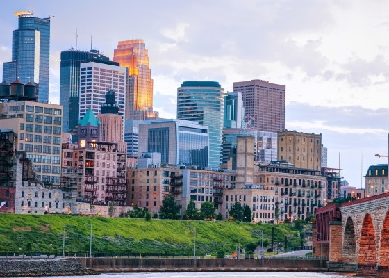 Minneapolis downtown shot