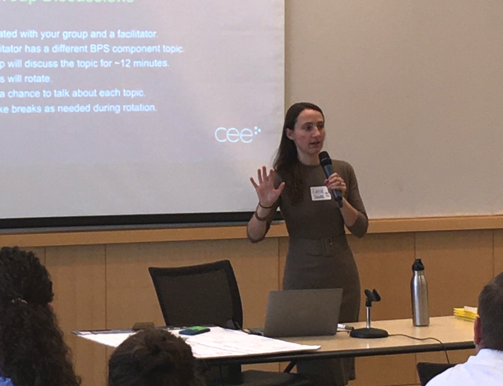 Katie Jones leading BPS workshop