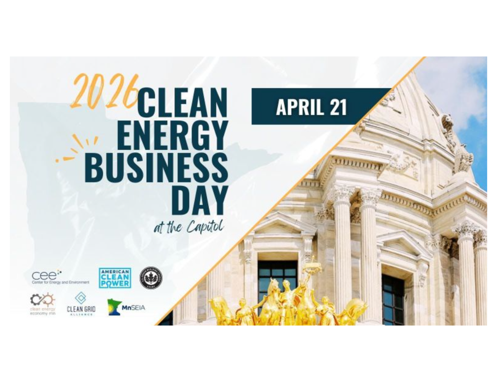 poster for clean energy business day