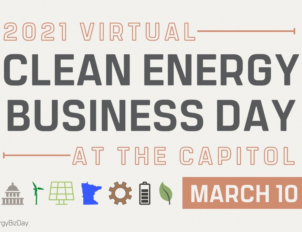 clean energy business day graphic