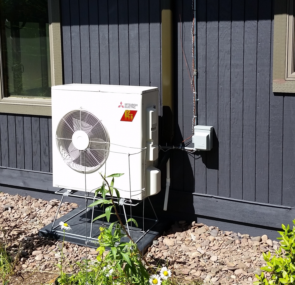 outside heat pump unit