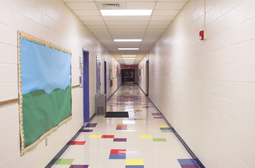 School hallway