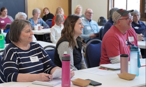 group of attendees at workshop
