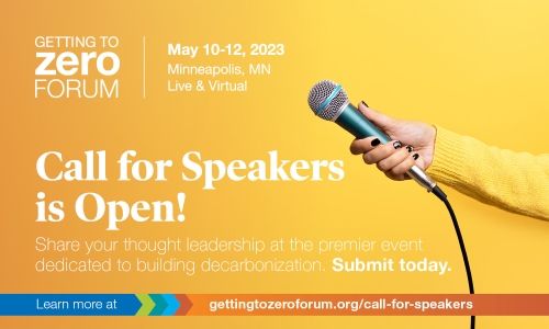 Getting to Zero Forum call for speakers and event info