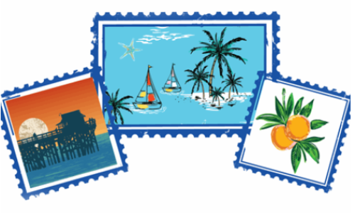 illustrated stamps