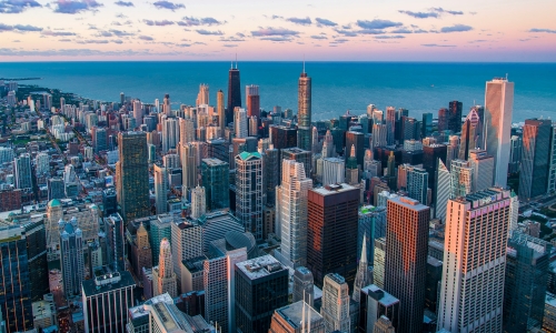 skyline of chicago