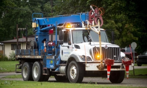 consumers energy work vehicle