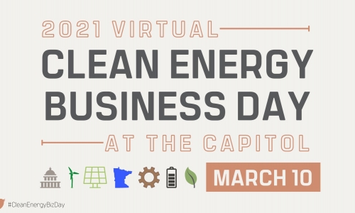 clean energy business day graphic