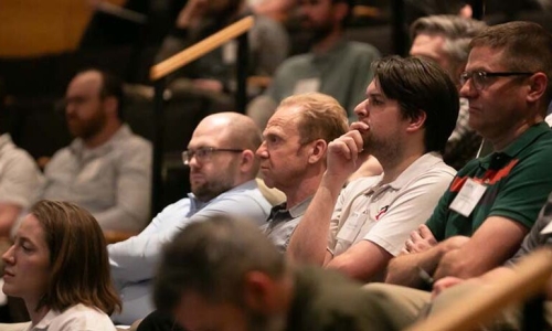 Audience members at the ETA Forum