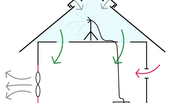 illustration of aerosol spray technique