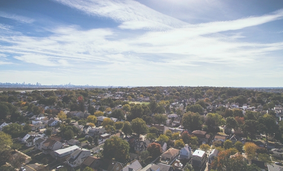 Neighborhood wide shot