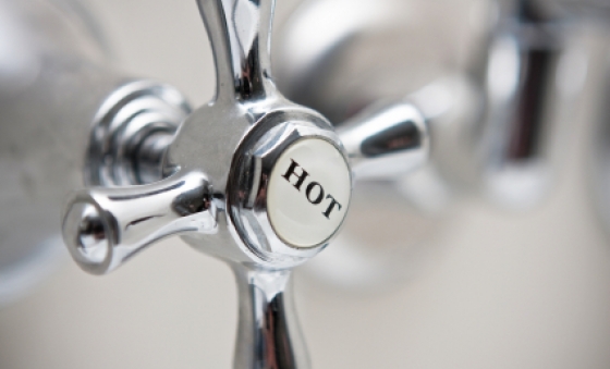 hot water faucet