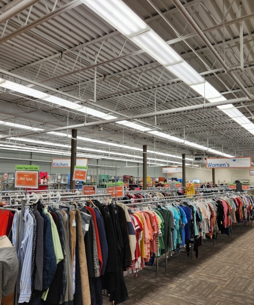 Interior store lighting